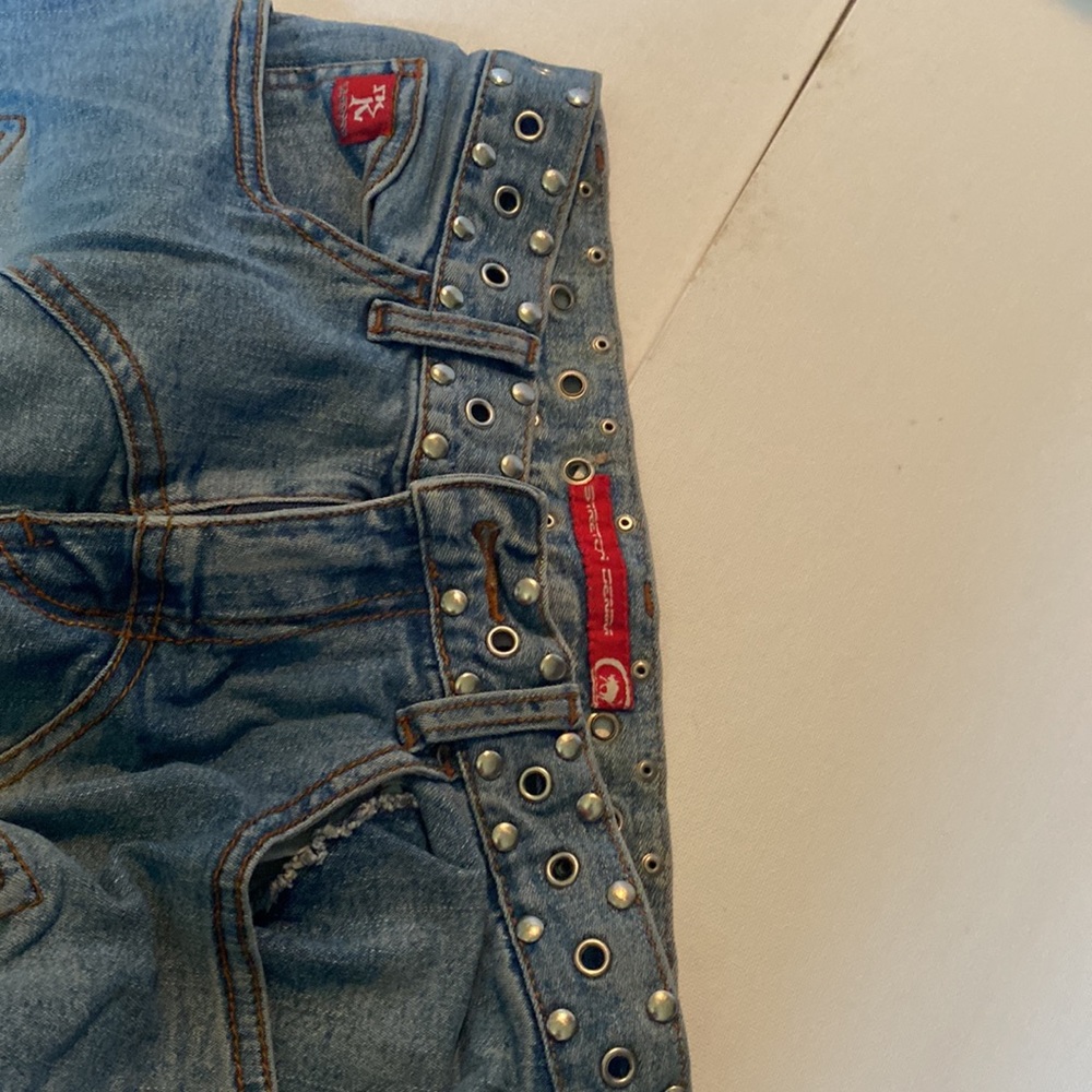 Vintage US Rodeo Bootcut Distressed Jeans - Picture 10 of 11